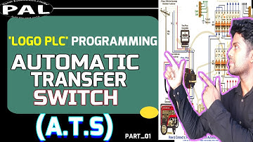 #automation #logo #plc AUTOMATIC TRANSFER SWITCH programming in LOGO PLC (Part_01)