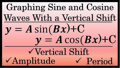 Graphing Sine and Cosine Waves With a Vertical Shift :: Trigonometry