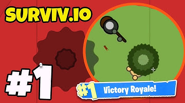 *NEW* .io BATTLE ROYALE GAME! - Surviv.io #1 - (BEST .io GAME YET?!)