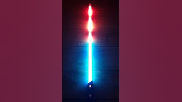 Crystal focus 10 (CFX) lightsaber - GraFx created Rainbow Fire bladestlye!!