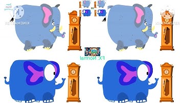 HICKORY DICKORY DOCK||RHYMES|| EFFECTS ELEPHANT ON TO THE CLOCK EFFECT SPONSORED BY: ELEPHANT 🐘⏰🐘🐘⌚⏰