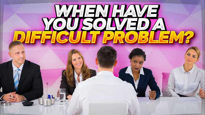 "DESCRIBE A TIME WHEN YOU SOLVED A DIFFICULT PROBLEM!" (Behavioral Interview Question & ANSWERS!) - DayDayNews