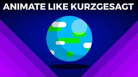 HOW TO CREATE ROTATING KURZGESAGT EARTH IN ALIGHT MOTION?  @kurzgesagt
