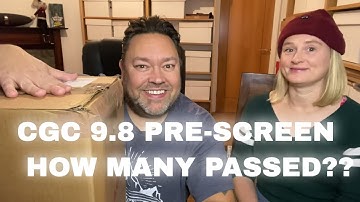 CGC  9.8 COMIC PRE-SCREEN - MY BEST RESULTS SO FAR!!!