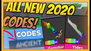 All New Murder Mystery 2 Codes Christmas Update 2020 Roblox Youtube - roblox murder mystery 2018 christmas codes