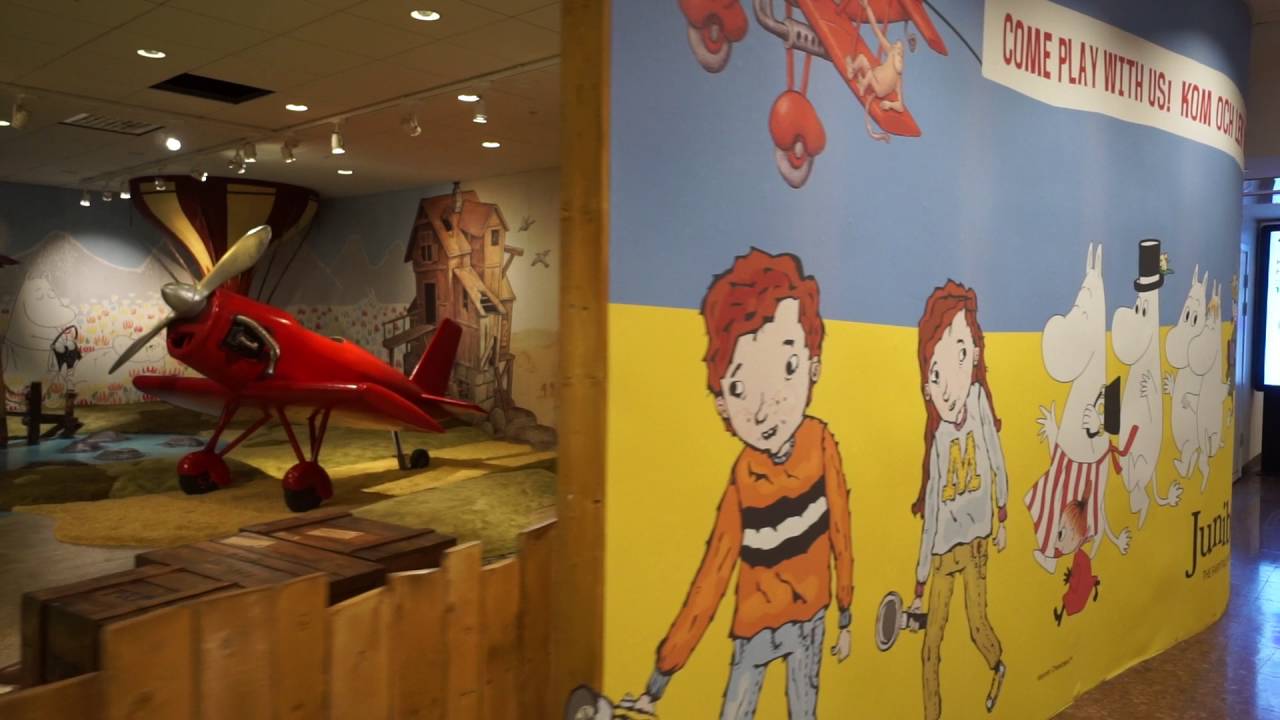 Sweden, Stockholm, Arlanda Airport, Terminal 5, walking to Junibacken lekmiljö