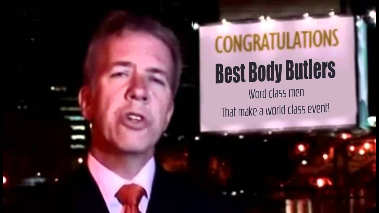 Uk Topless Waiter on Tv Best body Butlers