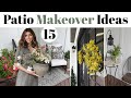 SMALL PATIO MAKEOVER IDEAS / 15 OUTDOOR Decorating Ideas for Spring &amp; Summer Porch Decor!