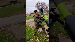 💥 Army Ranger Wipes 5 Players With One Frag | Abandoned Hospital Airsoft #shorts
