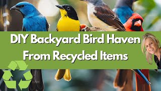 DIY Bird Feeders & Bird House From Recycled Items / Trash to Treasure