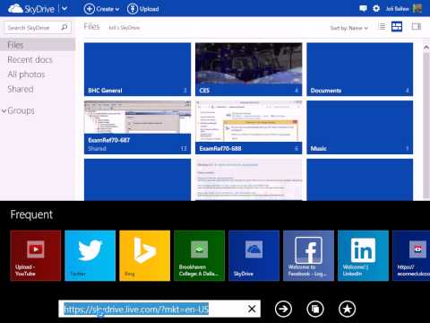 Windows 8.1: Multiple ways to access and use SkyDrive (OneDrive)