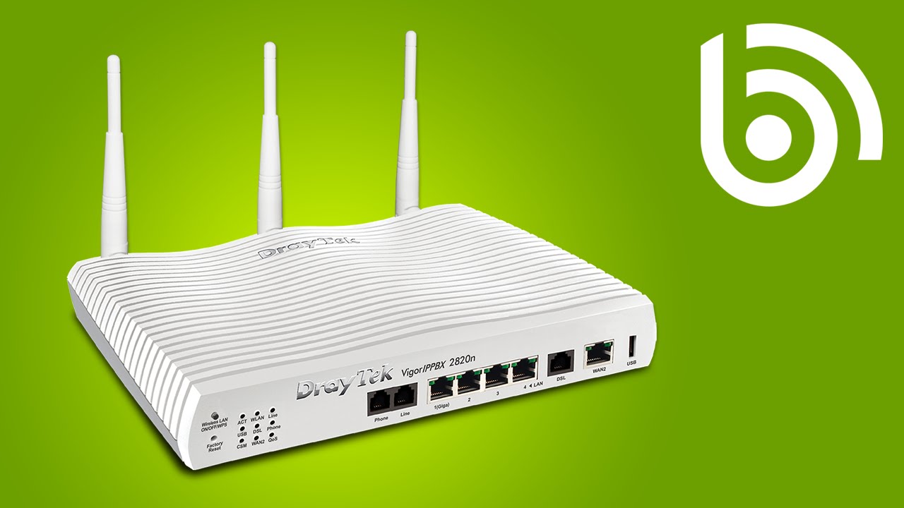 Ippbx Router DrayTek Vigor IPPBX WiFi Router Introduction - YouTube