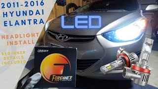2011-2016 Hyundai Elantra Headlight Replacement | Beginner Friendly!