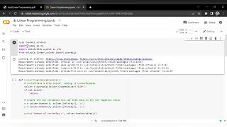 TUGAS TEKNIK OPTIMASI : SOLUSI PERMASALAHAN LIENAR PROGRAMMING DENGAN PYTHON
