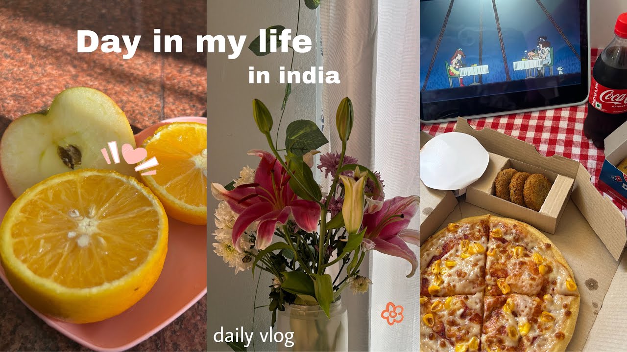 Daily vlog🤍| A cosy slice of my day, life in india 🍩🌷 #weeklyvlog #adayinmylife #fypシ #explore 💕🍊