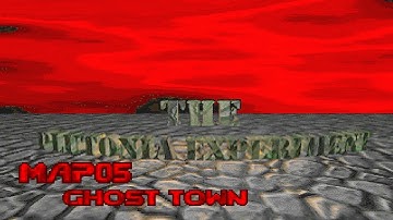 Final Doom: The Plutonia Experiment - Map05: Ghost Town (100%) [DOSBox]