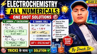 Electrochemistry most important numericals 2026/board especial 