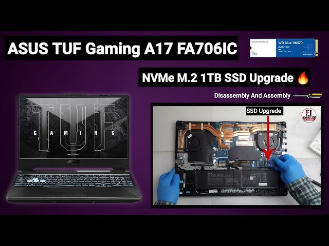 Inside ASUS TUF A17 (FA706) 2021 - disassembly and upgrade options