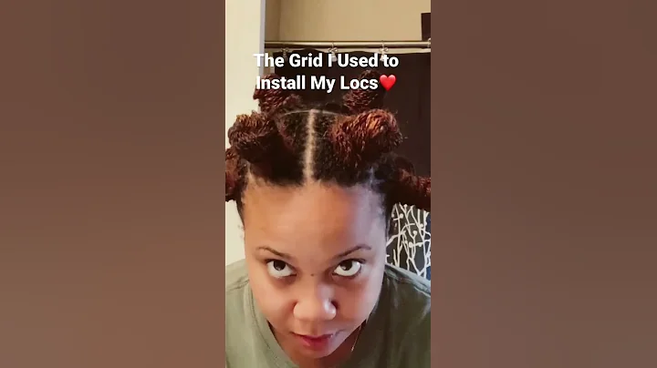 The grid I used to install my diy microlocs ❤️