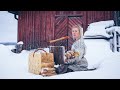 Daily life in nordic winter