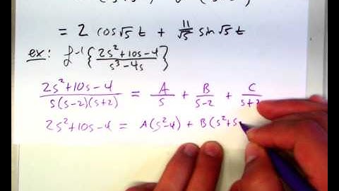 7.2 Inverse Laplace Transform