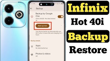 How to backup and restore data in Infinix Hot 40i || Infinix Hot 40i data backup aur restore