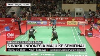 5 Wakil Indonesia Maju ke Semifinal Indonesia Master 2020