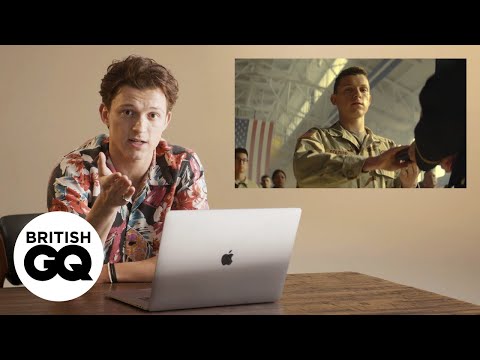 Tom Holland reacts to Cherry: &#039;I dislocated my ankle during filming’ | British GQ