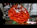 Como hacer Flor de Papel China o Seda//how to make tissue paper flower, very easy.