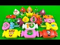 Cleaning Smooth Colorful Slime with Numberblocks, Alphablocks