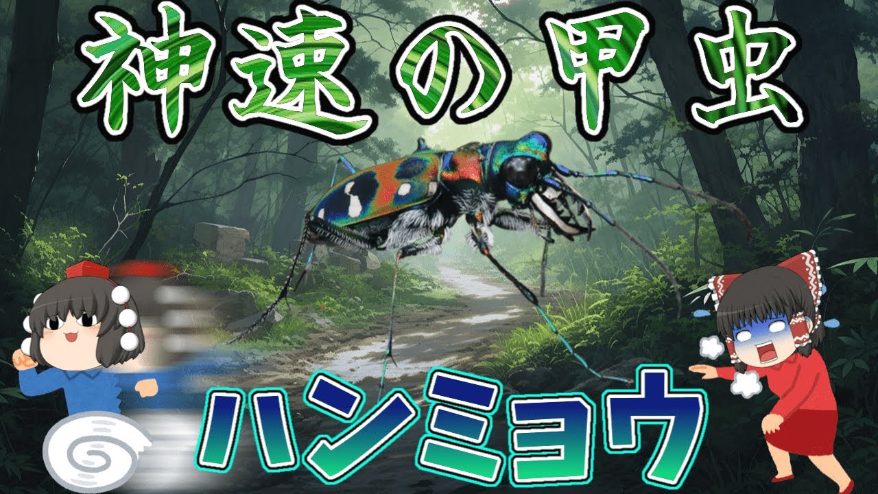 【ゆっくり解説】神速の甲虫！ハンミョウ