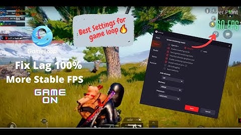 How To Fix Lag In PUBG MOBILE Gameloop  Lag Fix Settings For 2GB Ram/4GB Ram 🔧 No Lag 2022