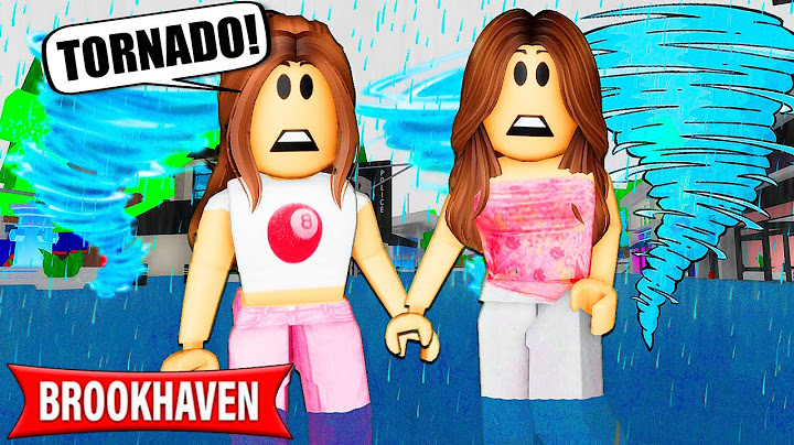 SOBREVIVEMOS AO MAIOR FURACÃO DO BROOKHAVEN | Historinhas Brookhaven RP | Roblox