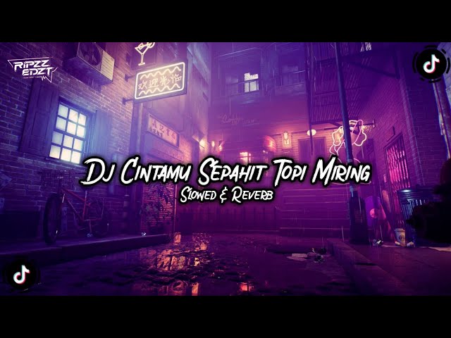 DJ CINTAMU SEPAHIT TOPI MIRING SOUND BONGOBARBAR ( SLOWED u0026 REVERB ) VIRAL TIKTOK MENGKANE class=