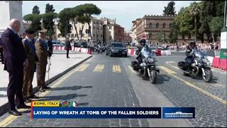 Ruto In Italy See How He Arrived To Lay Wreath At Tomb Of The Fallen Soldiers In Rome