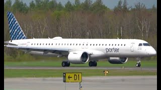 Inaugural Flight! Porter Airlines Embraer E195-E2 at Québec City Airport (YQB)