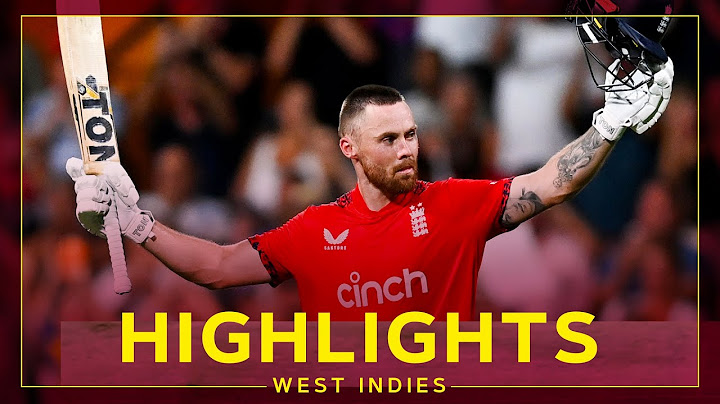 Phil Salt Hits 103* off 54 Balls | Highlights | West Indies v England | 1st T20I
