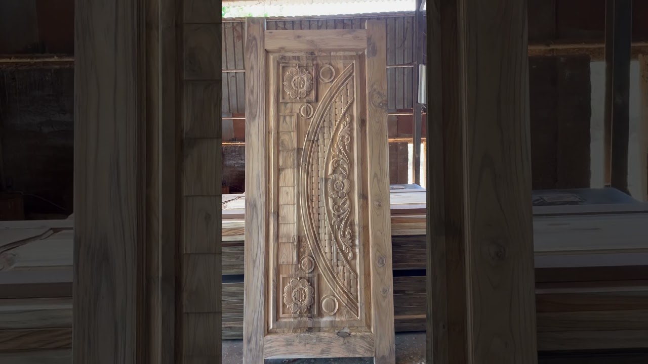 Teak door 