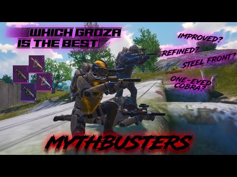 Which GROZA is the Best? : Mythbusters| METRO ROYALE| PUBG MOBILE| Season 17