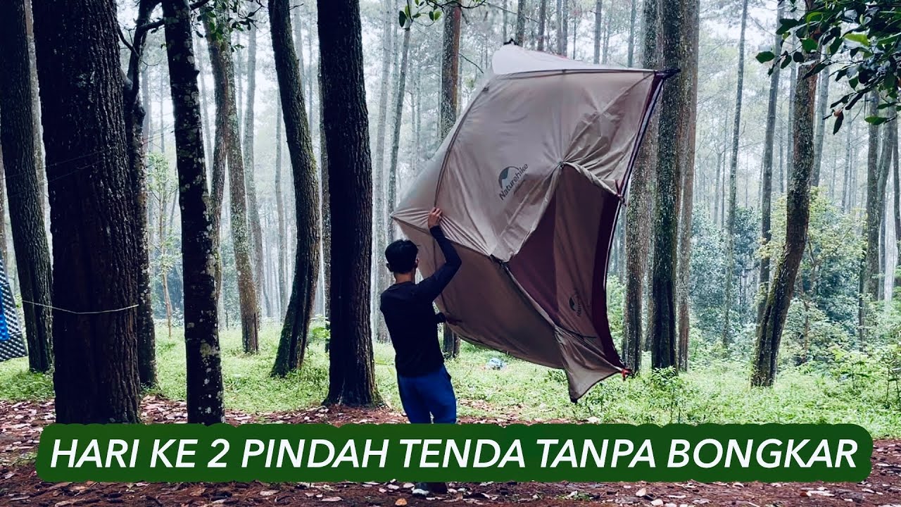 3 Hari Solo Camping Hujan Deras Berkabut Pindah Tempat H2 Part3