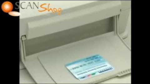 Scan Shop Panasonic KV-S1025C carte gravée en relief