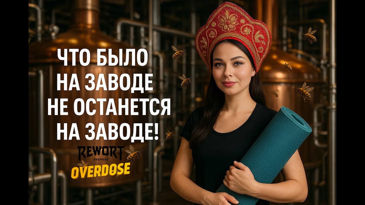 VLOG. Как прошла презентация Overdose x Rewort: собака мордой вниз, томаты в кальяне и пчёлы в пиве.