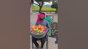 Pour Challenge 1,10,000 multi Colour Ping pong Ball #shorts