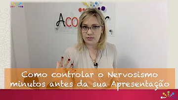 Como manter a calma na hora de apresentar um trabalho?