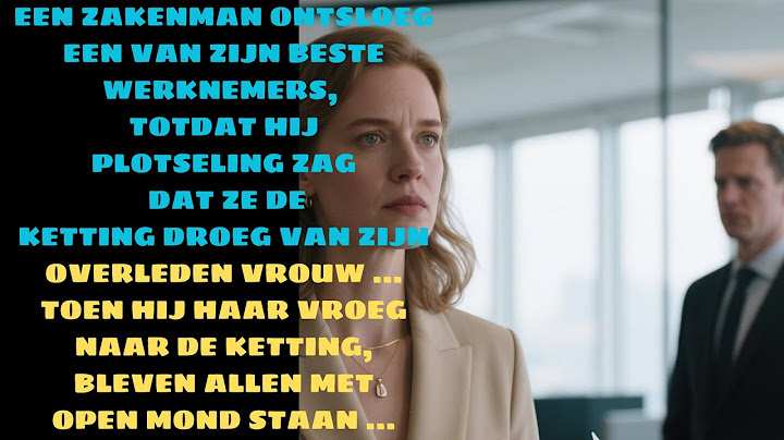 DE MILJONAIR MERKT DAT DE WERKNEMER DE KETTING VAN ZIJN EX-VROUW DRAAGT EN BLIJFT VERSTELD STAAN...