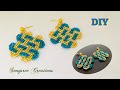 Loopy loop Earrings ||Celtic knot || DIY Beaded Earrings