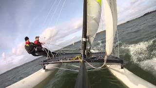 Hobie cat 16 avec PNJ Cam AEE SD23