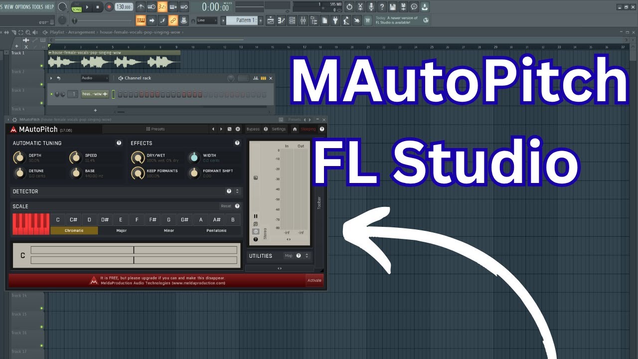 How to Install and Use MAutoPitch in FL Studio | Free Autotune Plugin Tutorial