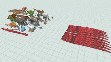 ALL UNITS #2 vs 10x EVERY UNIT - Animal Revolt Battle Simulator