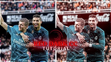 Red dark cc tutorial on alight motion (+preset)